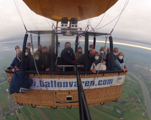 Ballonvaart Houten naar Zijderveld met BAS Ballonvaarten